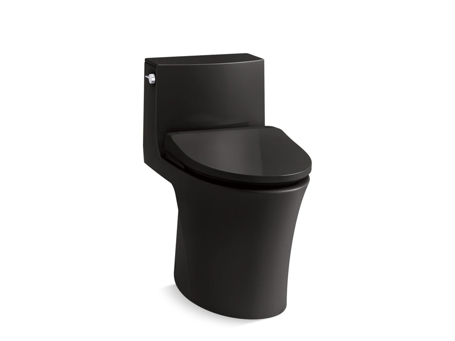 KOHLER K-1381-TBHHC Veil Hidden Cord One-piece Elongated Toilet with Skirted Trapway, Dual-flush