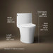 KOHLER Veil One-piece elongated toilet with skirted trapway, dual-flush