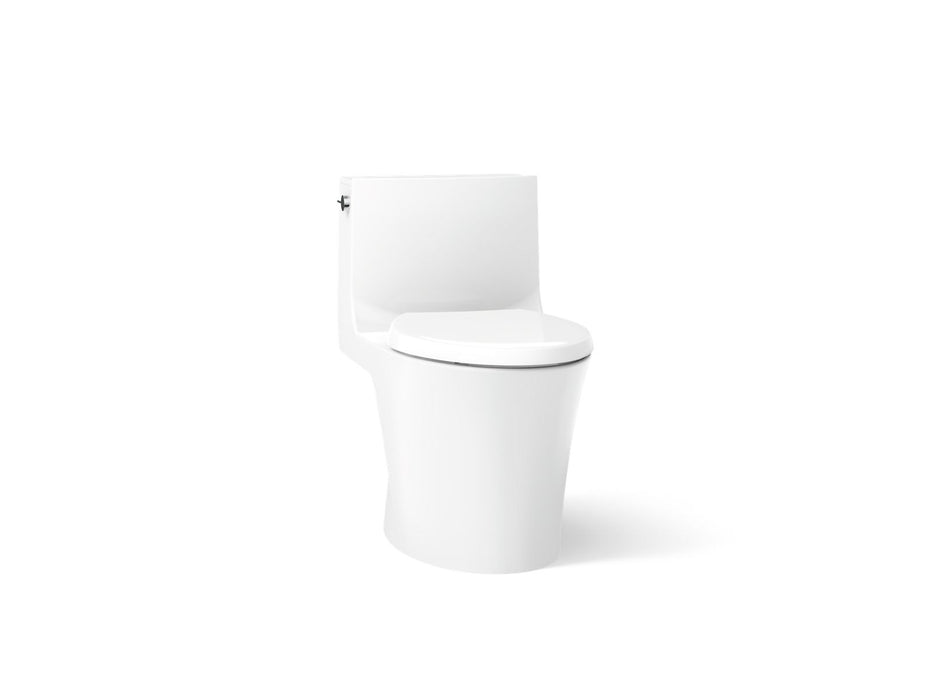 KOHLER K-1381-HC Veil Hidden cord one-piece elongated toilet with skirted trapway, dual-flush