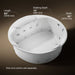 KOHLER K-1394-H2 RiverBath 66" drop-in heated whirlpool bath with chromatherapy