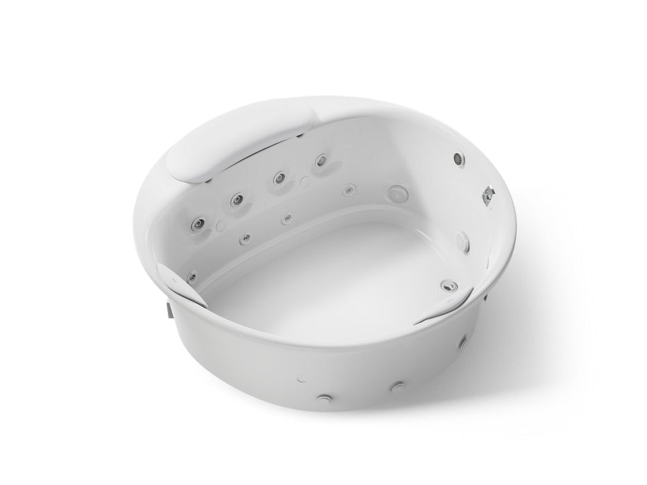 KOHLER K-1394-H2 RiverBath 66" drop-in heated whirlpool bath with chromatherapy