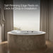 KOHLER K-1394-H2 RiverBath 66" drop-in heated whirlpool bath with chromatherapy