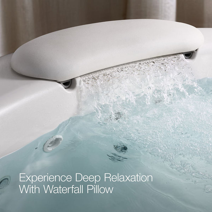 KOHLER K-1394-H2 RiverBath 66" drop-in heated whirlpool bath with chromatherapy, white - view 2