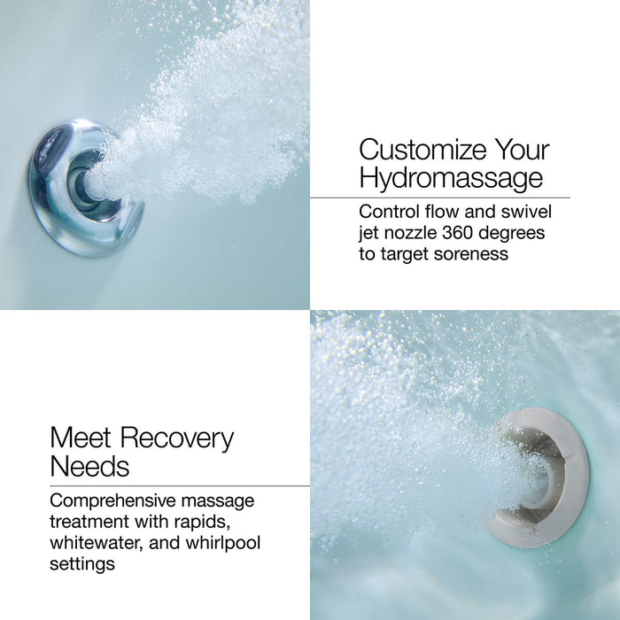 KOHLER K-1394-H2 RiverBath 66" drop-in heated whirlpool bath with chromatherapy, white - view 4