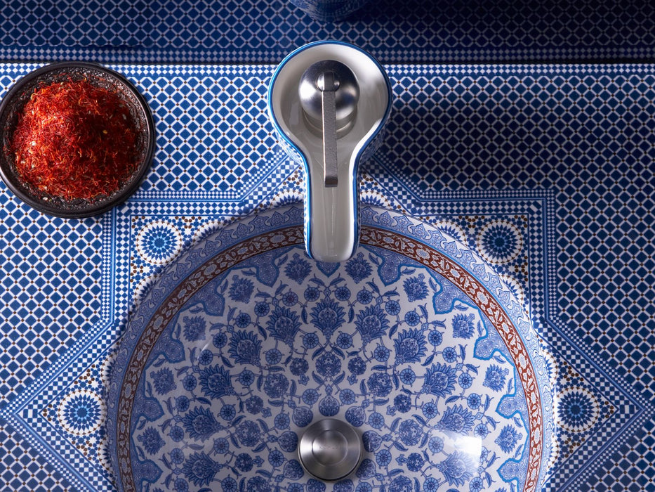 KOHLER K-14031-BU Marrakesh Vanity-top with single faucet hole