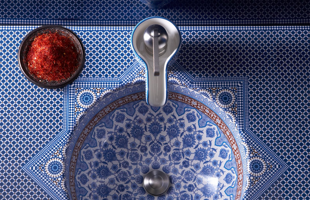 KOHLER K-14031-BU Marrakesh Vanity-top with single faucet hole