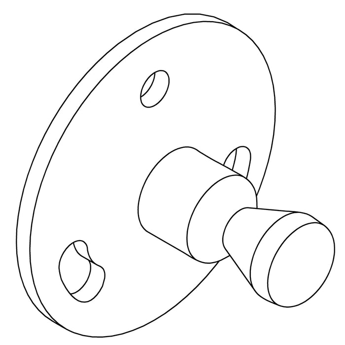 KOHLER K-1409548 Plate, Wall Mount, Grab Bar