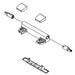 KOHLER K-1416152 Readylatch Hinge Assembly Kit, Pb