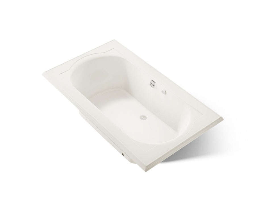 KOHLER K-1418-GH Memoirs 72" x 42" drop-in Heated BubbleMassage air bath, biscuit