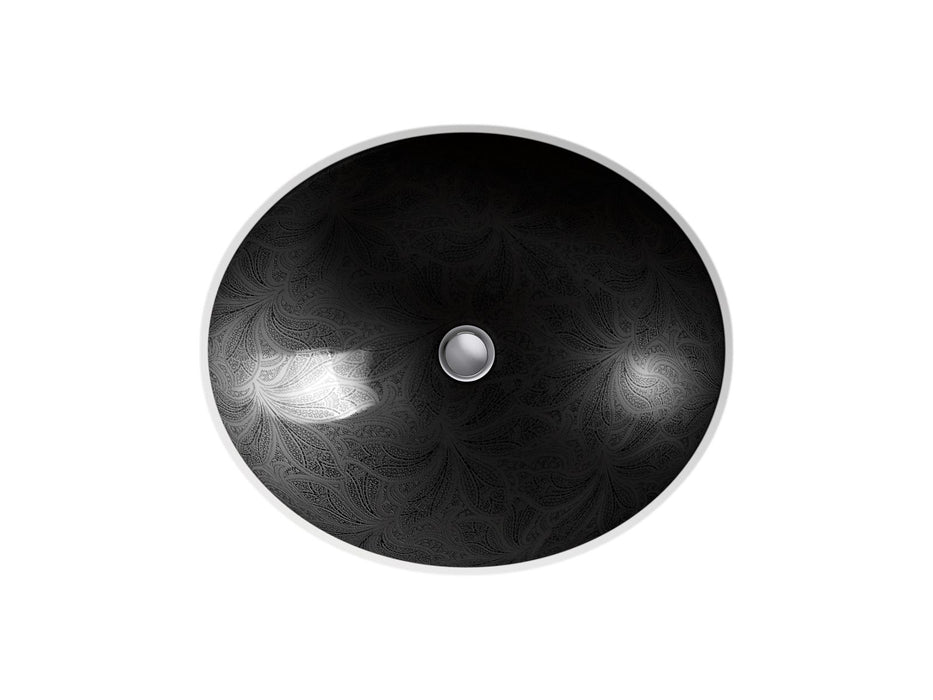 KOHLER K-14218-FP2 Sartorial 19-1/4" oval undermount bathroom sink