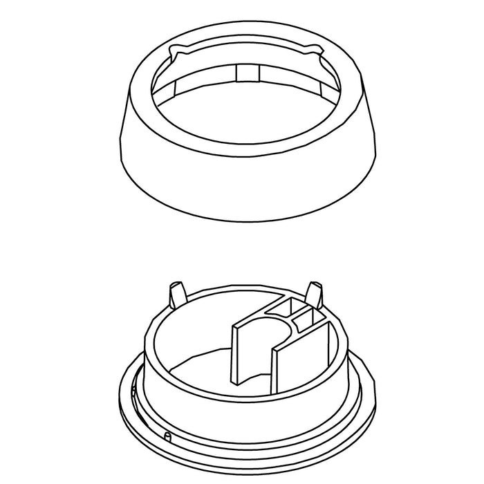 KOHLER K-1422702 Kit, Single Hole Escutcheon