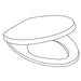KOHLER K-1422715 Veil Toilet Seat