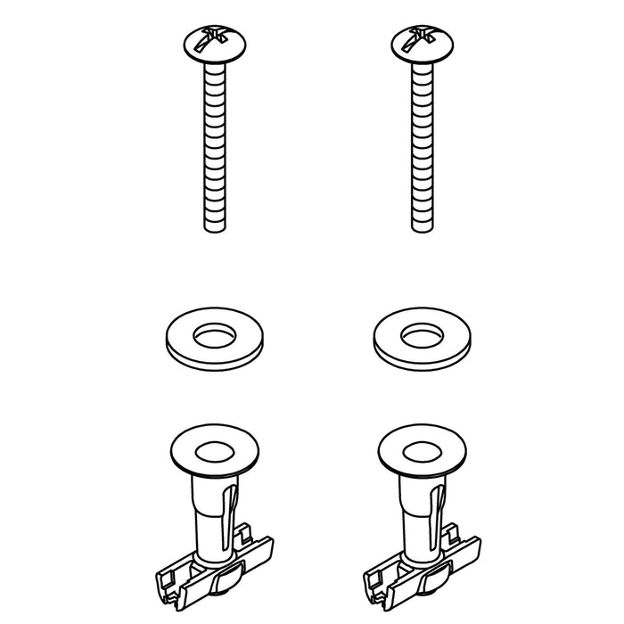 KOHLER K-1426571 Top Mount Hardware Kit - Pink