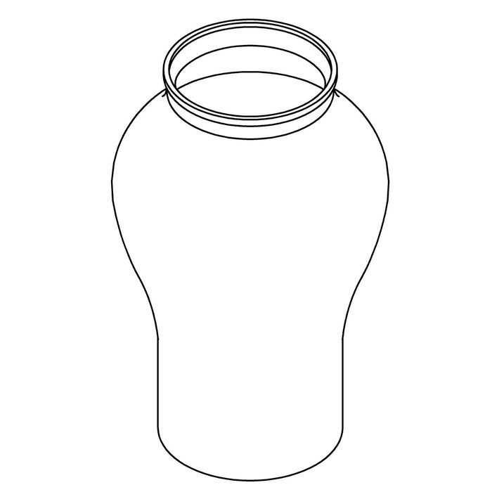 KOHLER K-1427590 Damask Hurricane Glass Shade