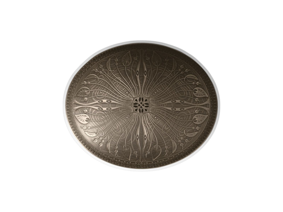 KOHLER K-14297 Lilies Lore 17-1/2" oval undermount bathroom sink, no overflow