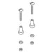 KOHLER K-1433803 Grommet, 2 Bolts Service Kit