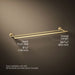 KOHLER Purist 24" Double towel bar