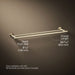 KOHLER Purist 24" Double towel bar