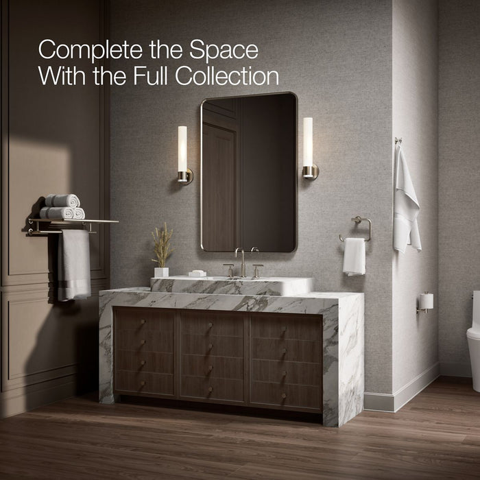 KOHLER K-14381 Purist Hotelier, vibrant brushed nickel - view 3