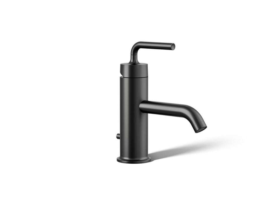KOHLER K-14402-4A Purist Single-handle bathroom sink faucet with Straight Lever handle, 1.2 gpm