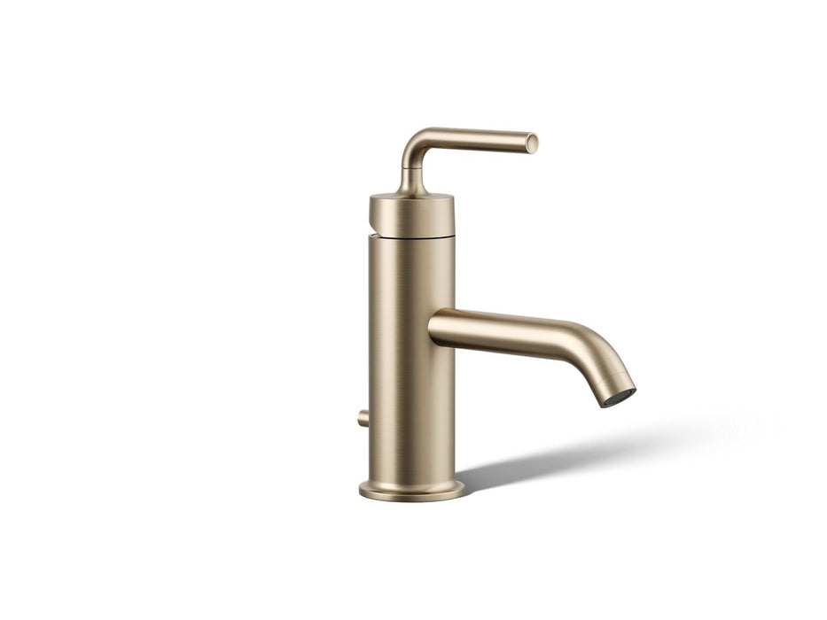 KOHLER K-14402-4A Purist Single-handle bathroom sink faucet with Straight Lever handle, 1.2 gpm