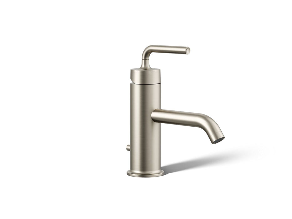 KOHLER K-14402-4A Purist Single-handle bathroom sink faucet with Straight Lever handle, 1.2 gpm