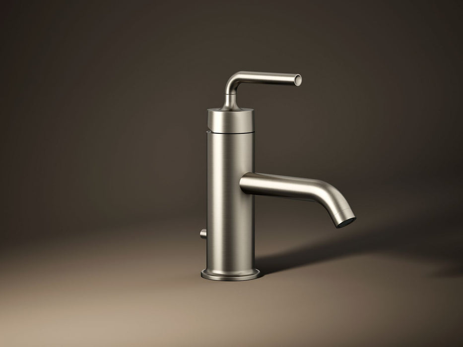 KOHLER K-14402-4A Purist Single-handle bathroom sink faucet with Straight Lever handle, 1.2 gpm