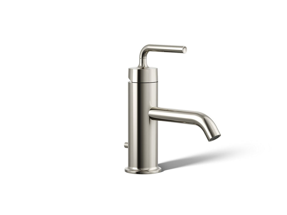 KOHLER K-14402-4A Purist Single-handle bathroom sink faucet with Straight Lever handle, 1.2 gpm