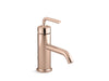 KOHLER Purist Single-handle bathroom sink faucet with Straight Lever handle, 1.2 gpm