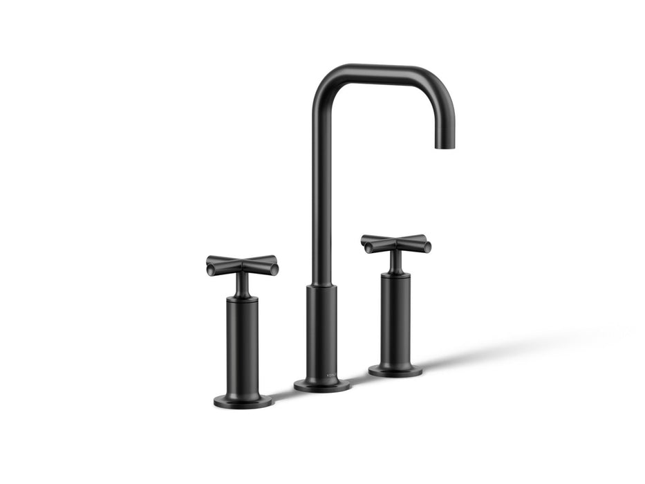 KOHLER Purist Widespread bathroom sink faucet with Cross handles, 1.2 gpm
