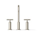 KOHLER K-14408-3 Purist Widespread bathroom sink faucet with Cross handles, 1.2 gpm, vibrant brushed nickel - view 4