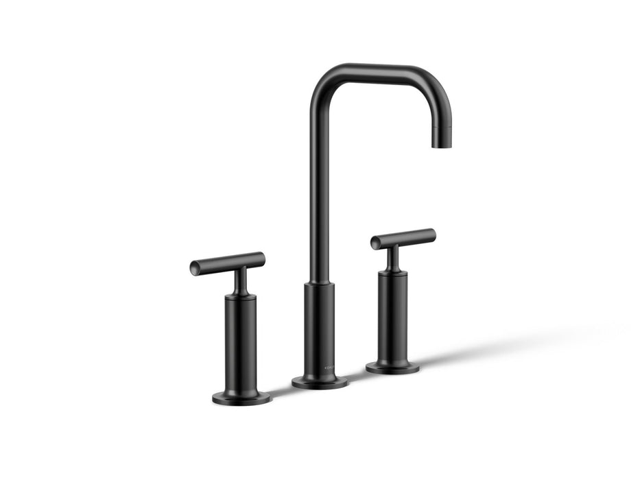KOHLER KOHLER K-14408-4 Purist Widespread bathroom sink faucet with Lever handles, 1.2 gpm