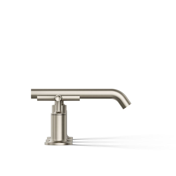 KOHLER K-14410-3 Purist Widespread bathroom sink faucet with Cross handles, 1.2 gpm, vibrant brushed nickel - view 3