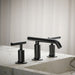 KOHLER K-14410-4 Purist Widespread bathroom sink faucet with Lever handles, 1.2 gpm, matte black - view 4