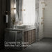 KOHLER K-14410-4 Purist Widespread bathroom sink faucet with Lever handles, 1.2 gpm, vibrant brushed bronze - view 3