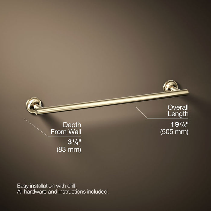 KOHLER K-14435 Purist 18" towel bar