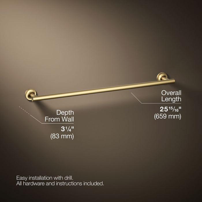KOHLER K-14436 Purist 24" towel bar