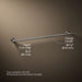 KOHLER Purist 30" towel bar