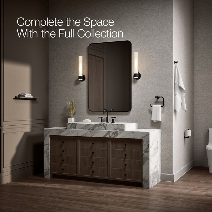 KOHLER K-14440 Purist Glass shelf, matte black - view 3