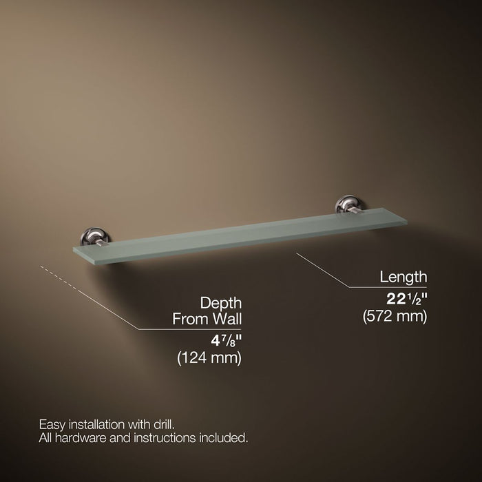 KOHLER K-14440 Purist Glass shelf