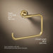 KOHLER Purist Towel ring