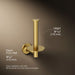 KOHLER Purist Vertical toilet paper holder
