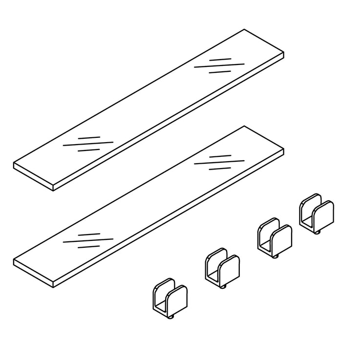KOHLER K-1445685 Service Kit, 15" Shelf With C Clips