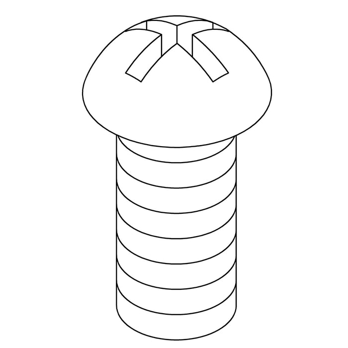 KOHLER K-1447643 Screw, 8-32Unc X 0.375, Round
