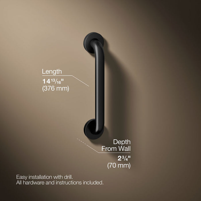 3/4 view of product with dimensions