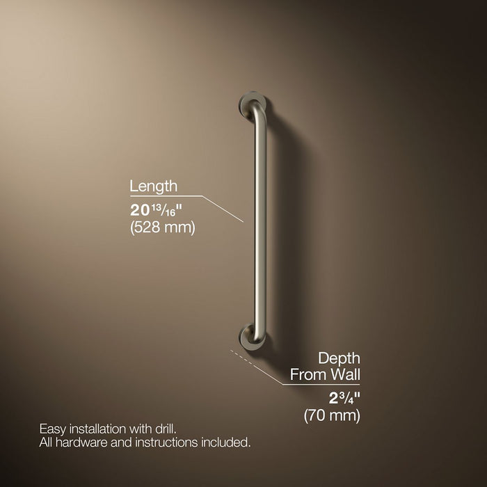 3/4 view of product with dimensions