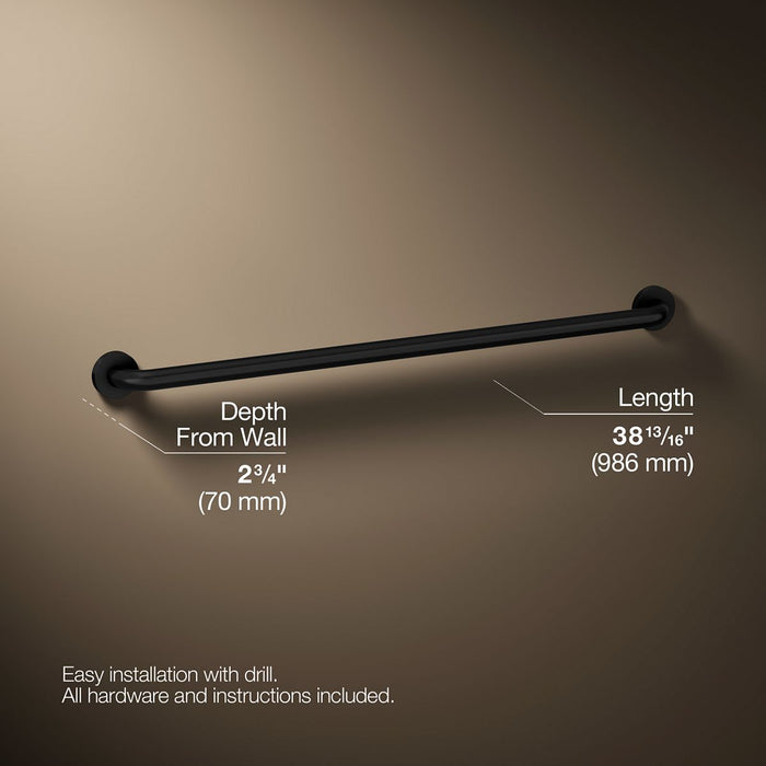3/4 view of product with dimensions