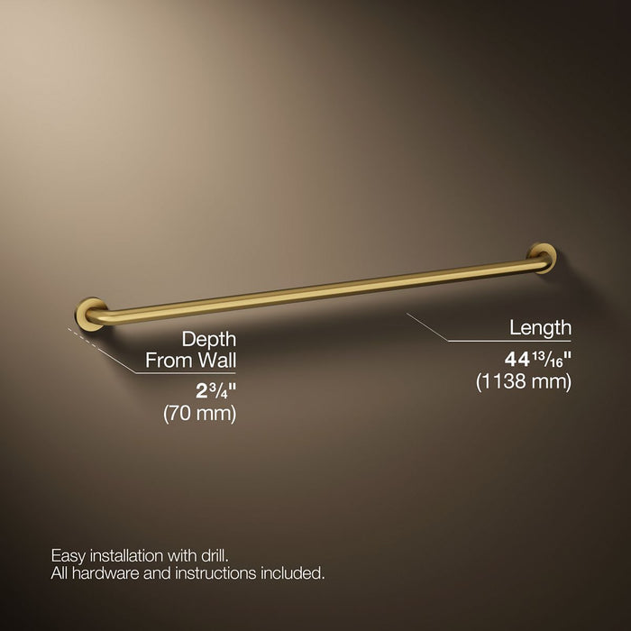 3/4 view of product with dimensions