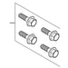KOHLER K-1457036 Quartz Counter Top Hardware Kit