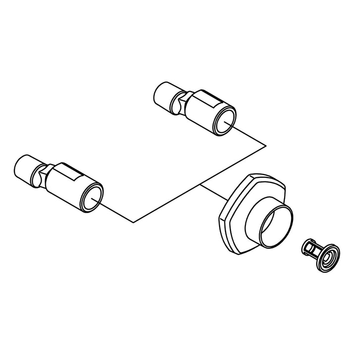 KOHLER K-1461852 Long Connection with Escutcheon Kit